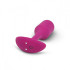 Розовая пробка для ношения с вибрацией Snug Plug 2 - 11,4 см., b-Vibe Розовая пробка для ношения с вибрацией Snug Plug 2 - 11,4 см., b-Vibe