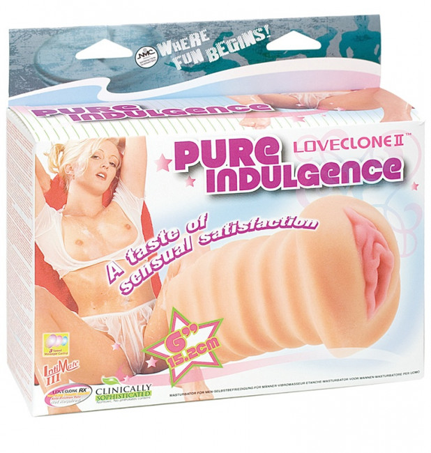 Мастурбатор-вагина с вибрацией и пультом управления PURE INDULGENCE, NMC