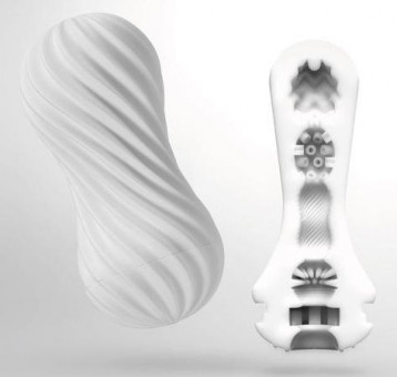 Мастурбатор FLEX Silky White с мягким рельефом, Tenga