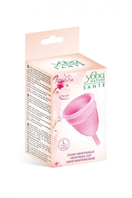 Розовая менструальная чаша Yoba Nature Coupe - размер L, Yoba Розовая менструальная чаша Yoba Nature Coupe - размер L, Yoba