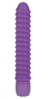 Фиолетовый спиральный вибратор SORORITY SCREW, California Exotic Novelties