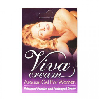 Пробник стимулирующего крема для женщин Viva Cream - 3 мл., Swiss navy