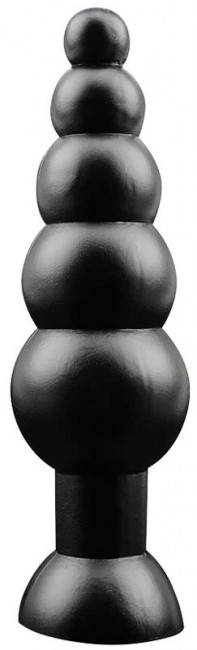Черная анальная цепочка Large Anal Bead - 18,5 см. Черная анальная цепочка Large Anal Bead - 18,5 см.