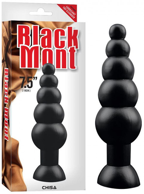 Черная анальная цепочка Large Anal Bead - 18,5 см. Черная анальная цепочка Large Anal Bead - 18,5 см.