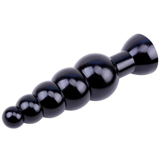 Черная анальная цепочка Large Anal Bead - 18,5 см. Черная анальная цепочка Large Anal Bead - 18,5 см.