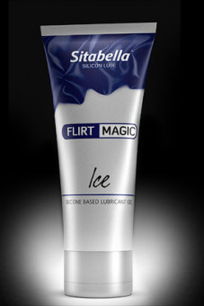 Силиконовая гель-смазка FLIRT MAGIC Ice с лёгким пролонгирующим эффектом - 75 мл., Sitabella