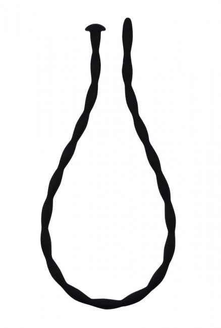 Силиконовый уретральный массажер Wavy Urethral Plug Large - 30 см., Lola toys