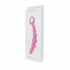 Розовая анальная цепочка CATERPILL-ASS SILICONE PINK - 19,5 см., Toyz4lovers