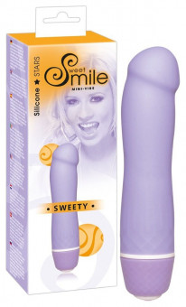 Сиреневый мини-вибратор Mini Sweety - 12,4 см., Orion