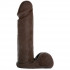 Коричневая насадка Vac-U-Lock 6" ULTRASKYN Cock - 17,3 см., Doc Johnson