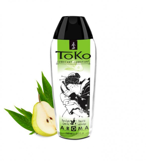 Интимный гель TOKO Pear & Exotic Green Tea с ароматом груши и зеленого чая - 165 мл., Shunga
