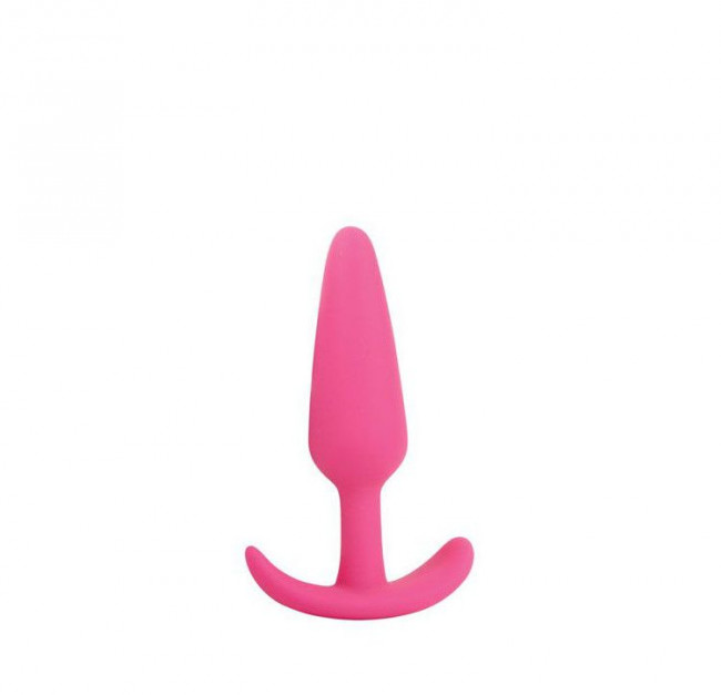 Розовая анальная втулка - 9,5 см., Bior toys