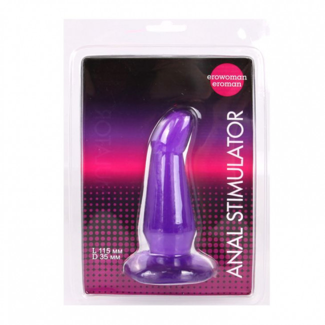 Фиолетовая анальная втулка - 13 см., Bior toys
