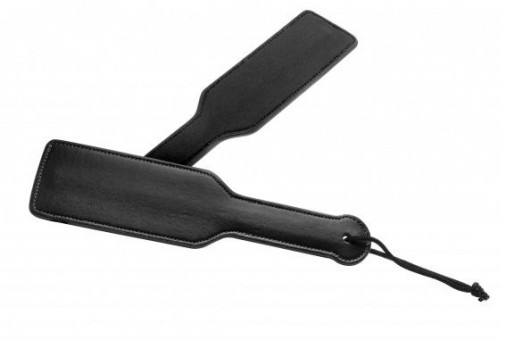 Чёрный двусторонний пэддл Reversible Paddle - 32 см., Shots Media BV
