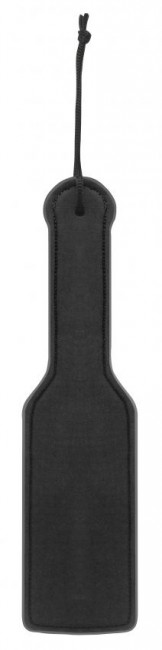 Чёрный двусторонний пэддл Reversible Paddle - 32 см., Shots Media BV Чёрный двусторонний пэддл Reversible Paddle - 32 см., Shots Media BV