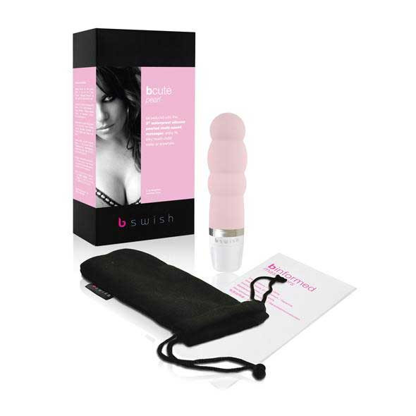 Рельефный массажер bCute Pearl Pink - 11 см., B Swish Рельефный массажер bCute Pearl Pink - 11 см., B Swish