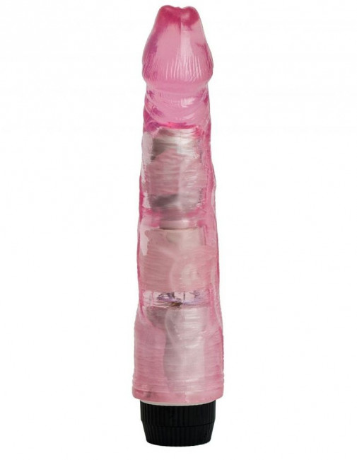 Розовый вибратор-реалистик - 22,5 см., 4sexdreaM