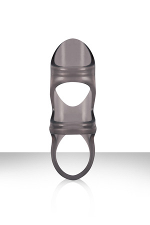 Черная насадка на пенис RENEGADE POWER CAGE с петлей для мошонки, NS Novelties Черная насадка на пенис RENEGADE POWER CAGE с петлей для мошонки, NS Novelties