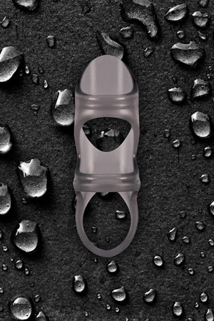Черная насадка на пенис RENEGADE POWER CAGE с петлей для мошонки, NS Novelties Черная насадка на пенис RENEGADE POWER CAGE с петлей для мошонки, NS Novelties