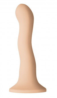 Телесный волнистый фаллоимитатор Colours Wave 6" Dildo - 19 см., NS Novelties