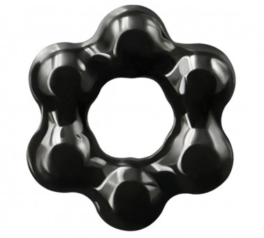 Черное эрекционное кольцо Spinner Ring, NS Novelties