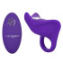 Фиолетовое перезаряжаемое эрекционное кольцо Silicone Remote Orgasm Ring, California Exotic Novelties