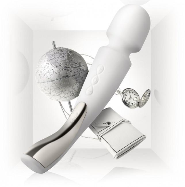 Профессиональный массажер Smart Wand Medium белого цвета, Lelo