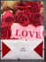 Подарочный пакет Love - 23 х 18 см.