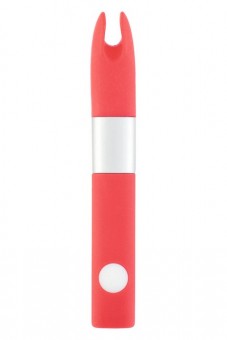 Красный клиторальный вибратор с 4Gb USB памяти и 7 режимами вибрации, Qvibry