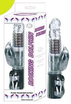 ХАй-тек вибромассажер с ротацией "ROCKING DOLPHIN", Sextoy 2011