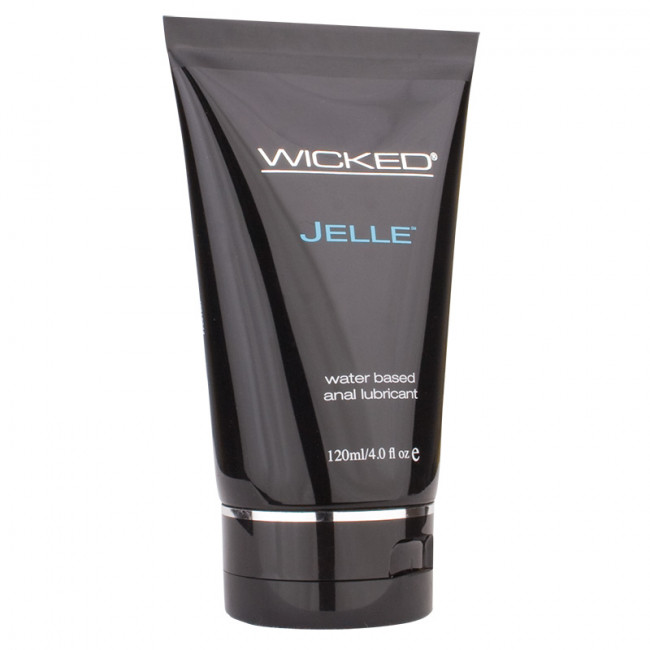 Анальный лубрикант Wicked Jelle на водной основе - 120 мл., Wicked Анальный лубрикант Wicked Jelle на водной основе - 120 мл., Wicked