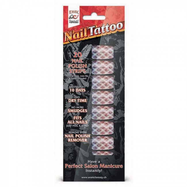 Набор лаковых полосок для ногтей Блестящий градиент Nail Foil, Erotic Fantasy