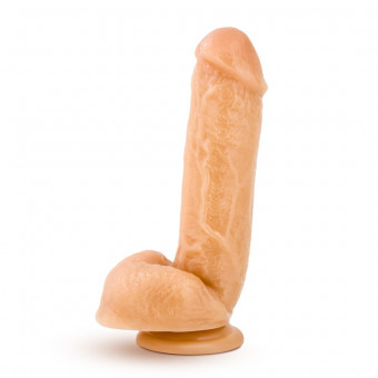 Телесный фаллоимитатор Hung Rider Trigger - 21,6 см., Blush Novelties