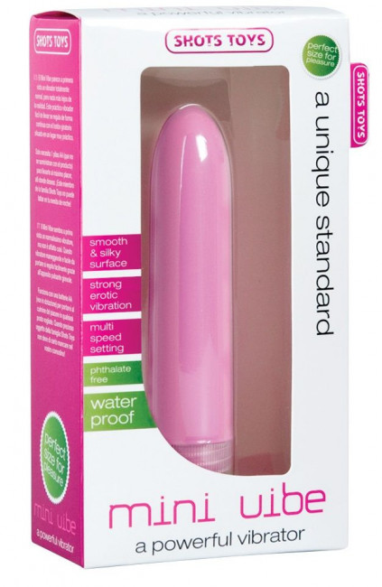 Розовый мини-вибратор Mini Vibe Pink - 12,3 см., Shots Media BV Розовый мини-вибратор Mini Vibe Pink - 12,3 см., Shots Media BV