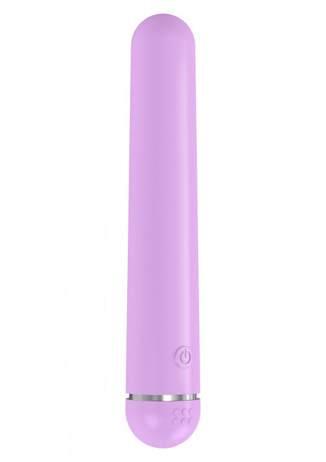Розовый классический вибратор F5 - 18 см., OVO