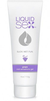 Гель для орального секса с ароматом винограда Liquid Sex Oral Sex Gel Grape - 113 гр. , Topco Sales