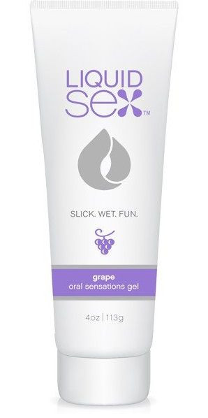 Гель для орального секса с ароматом винограда Liquid Sex Oral Sex Gel Grape - 113 гр. , Topco Sales