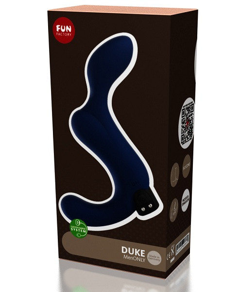 Синий массажёр простаты Duke, Fun Factory