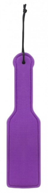 Чёрно-фиолетовый двусторонний пэддл Reversible Paddle - 32 см., Shots Media BV Чёрно-фиолетовый двусторонний пэддл Reversible Paddle - 32 см., Shots Media BV