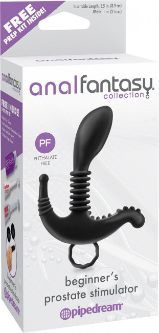 Анальная пробка для стимуляции простаты Beginners Prostate Stimulator, Pipedream