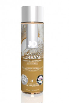 Лубрикант на водной основе с ароматом ванили JO Flavored Vanilla H2O - 120 мл., System JO