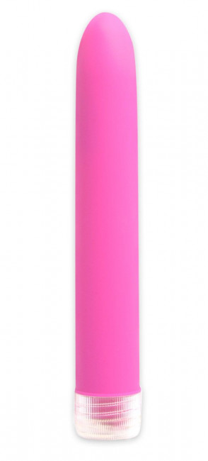 Неоново-розовый вибратор Neon Luv Touch Vibe - 17 см., Pipedream