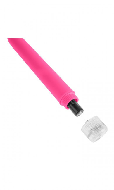 Неоново-розовый вибратор Neon Luv Touch Vibe - 17 см., Pipedream
