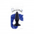 Чёрная анальная пробка с синим хвостом Unicorn Tails Blue, NS Novelties