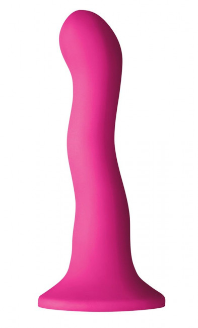 Розовый волнистый фаллоимитатор Shi/Shi Ripple 6" Dildo - 19 см., NS Novelties Розовый волнистый фаллоимитатор Shi/Shi Ripple 6" Dildo - 19 см., NS Novelties