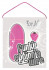 Лиловое виброяйцо FUNKY EGG ON A WIRE - 7,5 см., Toy Joy