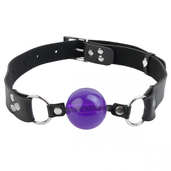 Фиолетовый гелевый кляп-фаллос Penis Ball Gag, Pipedream Фиолетовый гелевый кляп-фаллос Penis Ball Gag, Pipedream