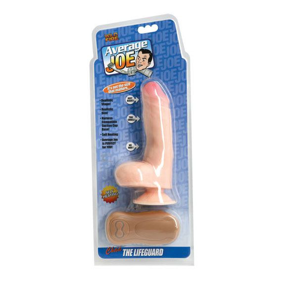 Фаллоимитатор на присоске с вибрацией и подогревом The Life Guard Chad Vibrating/Heating - 20 см., Topco Sales Фаллоимитатор на присоске с вибрацией и подогревом The Life Guard Chad Vibrating/Heating - 20 см., Topco Sales