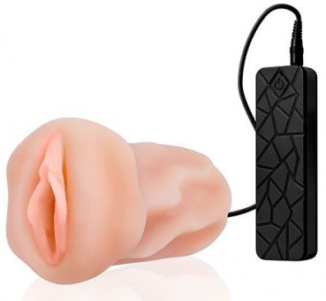 Мастурбатор-вагина REALSTUFF VIBRATING MASTURBATOR PUSSY с вибрацией, Dream Toys