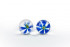 Вагинальные шарики TLC CyberGlass Ben Wa Balls Blue Blossom, Topco Sales Вагинальные шарики TLC CyberGlass Ben Wa Balls Blue Blossom, Topco Sales